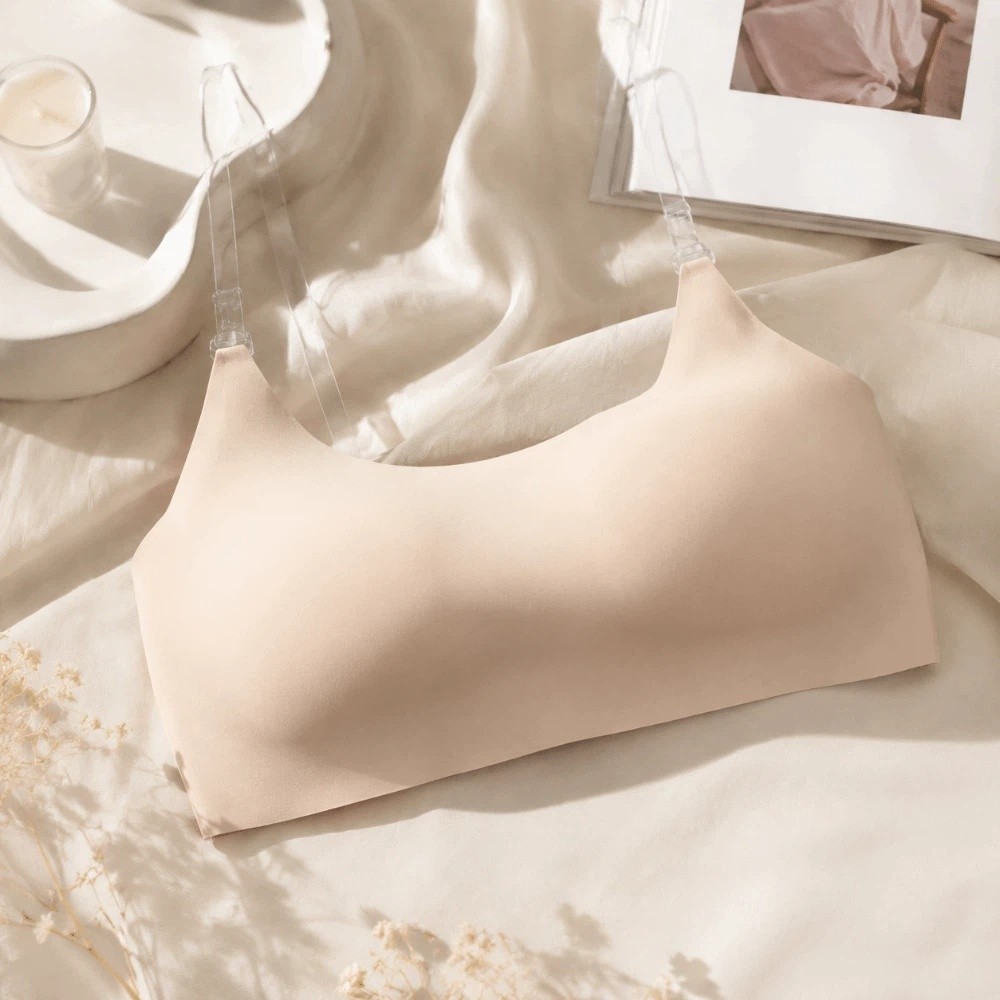 ชุดชั้นในไร้สายแบบไร้สายตา บรา - Strapless Bra Backless บทวิจารณ์และราคา